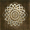 Enchantment II — mandala ornate white geometric olive brown