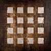 Espresso — grid mosaic beige cream tiles dark background